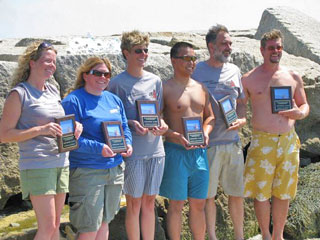 Winners of the Rockland Breakwater Swim Race