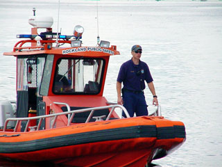 Rockland police boat
